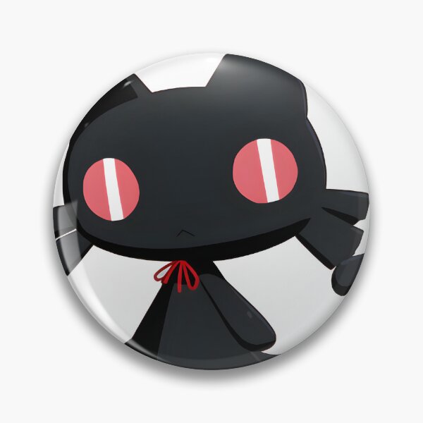 Artikelvorschau, finstere anime schwarze katze entworfen und verkauft von CustomPrintHub.