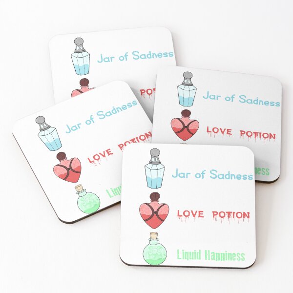 Item preview, Sadness love happiness potions  designed and sold by Dylanschillin.