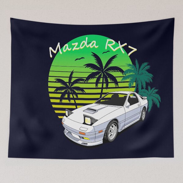 Item preview, Retro Mazda RX7 designed and sold by WowArtMania.