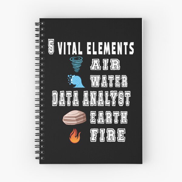 Item preview, 5 VITAL ELEMENTS Data Analyst designed and sold by ZEDSOU ⭐⭐⭐⭐⭐.