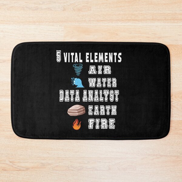 Item preview, 5 VITAL ELEMENTS Data Analyst designed and sold by ZEDSOU ⭐⭐⭐⭐⭐.