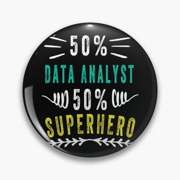 Item preview, 50% Data Analyst 50% SUPERHERO designed and sold by ZEDSOU ⭐⭐⭐⭐⭐.