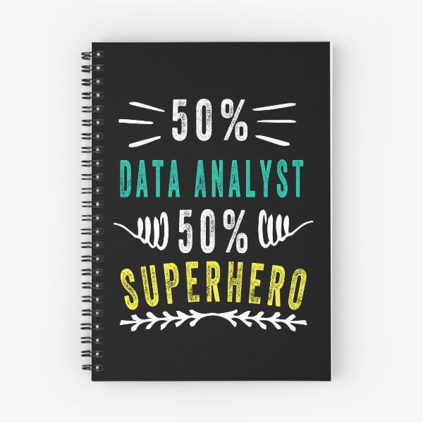 Item preview, 50% Data Analyst 50% SUPERHERO designed and sold by ZEDSOU ⭐⭐⭐⭐⭐.