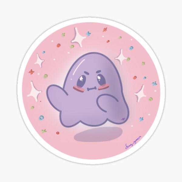 Grumpy Ghostie Sticker