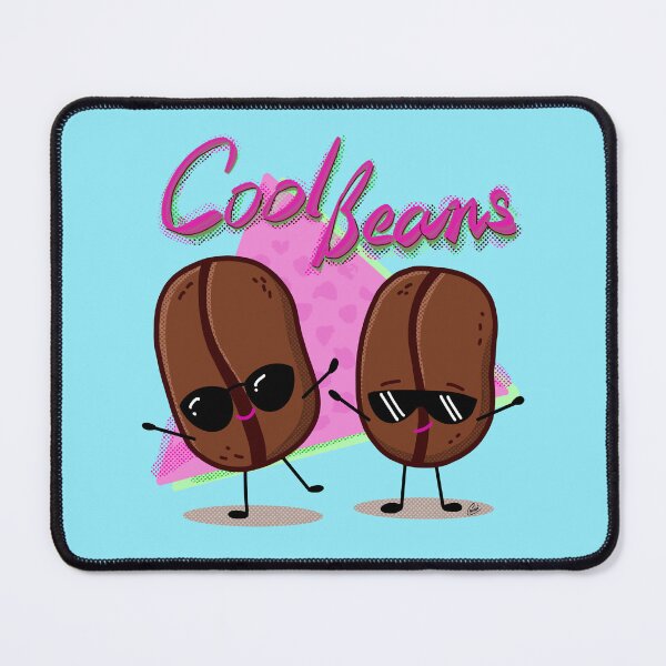 Item preview, Cool Beans Kawaii Retro Coffee Beans designed and sold by Cyndi Carlson Draws.