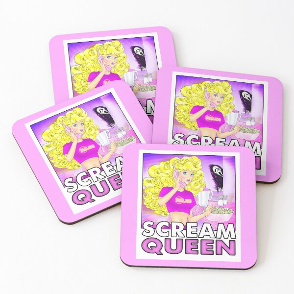 Item preview, SCREAM QUEEN (PINK) designed and sold by Dolls X Beauty.