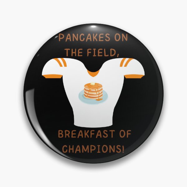 Item preview, Pancakes on the field, breakfast of champions, Football Offensive Lineman Sports Art Design designed and sold by barretp27.