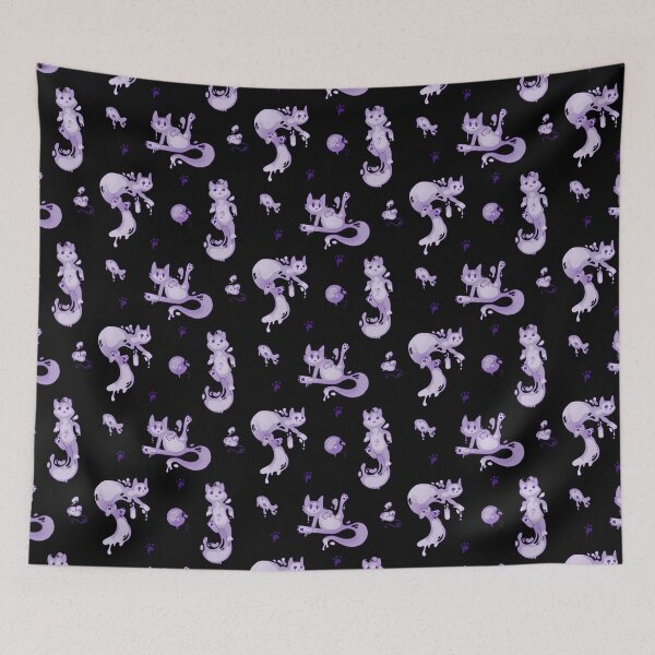 Item preview, Space Cats - Purple Slime Alien designed and sold by Phoenix-InBlue.