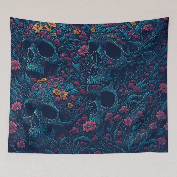 Item preview, Amazing colored skull 07 designed and sold by Alan Javier Cordoba Espinosa.