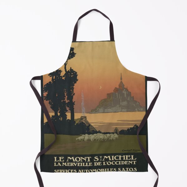Item preview, Vintage poster - Mont Saint-Michel designed and sold by mosfunky.
