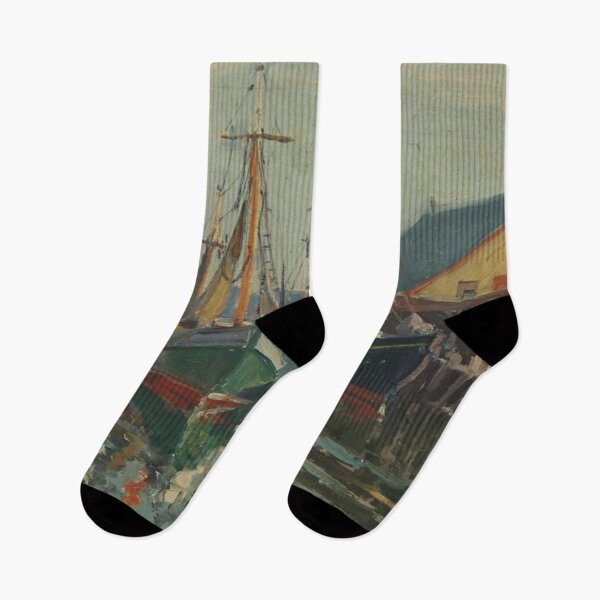 Item preview, In the Harbour by James Edward Hervey MacDonald designed and sold by TheRedVineyard.