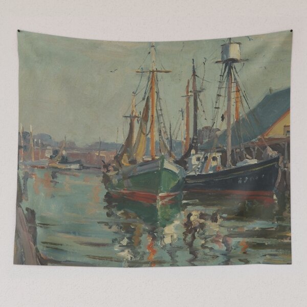 Item preview, In the Harbour by James Edward Hervey MacDonald designed and sold by TheRedVineyard.