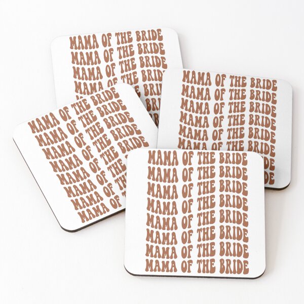 Item preview, Mother of the Bride Terracotta Retro Graphic Bridal Party Gifts for Bachelorette Party designed and sold by mysticblvd.