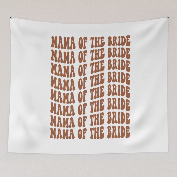 Item preview, Mother of the Bride Terracotta Retro Graphic Bridal Party Gifts for Bachelorette Party designed and sold by mysticblvd.
