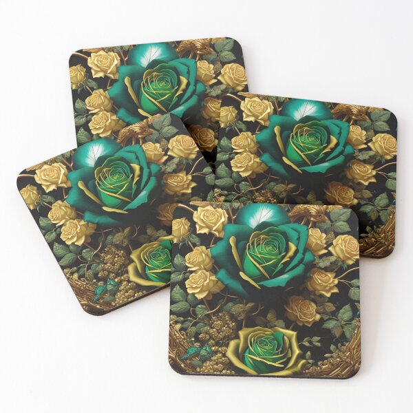 Item preview, Verdant Gold Rose Fable designed and sold by ~.
