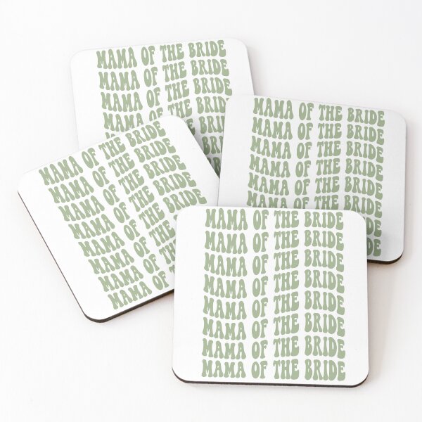 Item preview, Mother of the Bride Sage Green Retro Graphic Bridal Party Gifts for Bachelorette Party designed and sold by mysticblvd.