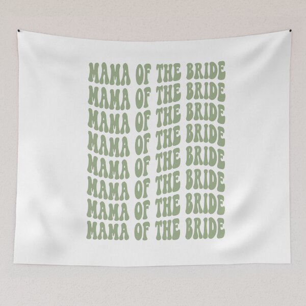 Item preview, Mother of the Bride Sage Green Retro Graphic Bridal Party Gifts for Bachelorette Party designed and sold by mysticblvd.