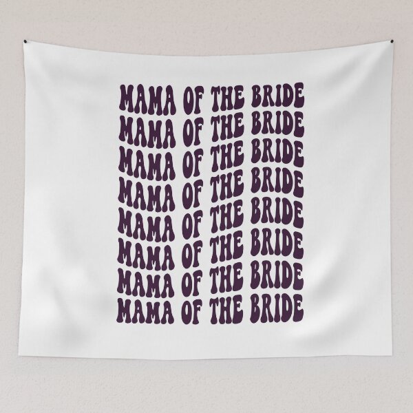 Item preview, Mother of the Bride Purple Retro Graphic Bridal Party Gifts for Bachelorette Party designed and sold by mysticblvd.