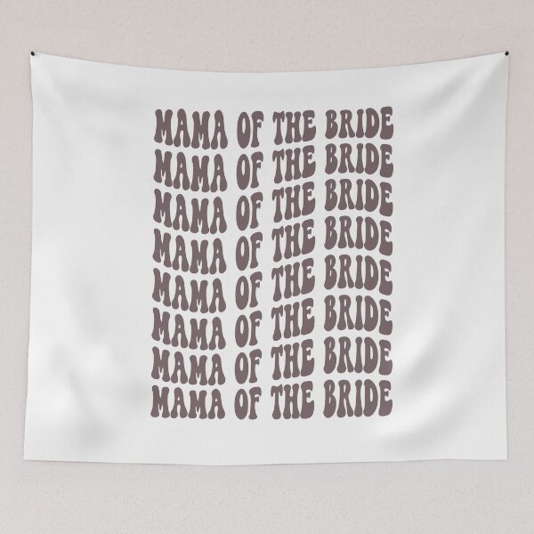 Item preview, Mother of the Bride Lavender Retro Graphic Bridal Party Gifts for Bachelorette Party designed and sold by mysticblvd.