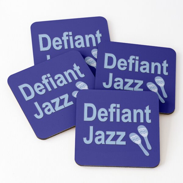 Item preview, Defiant Jazz with Maracas Blue designed and sold by Karen Simon.