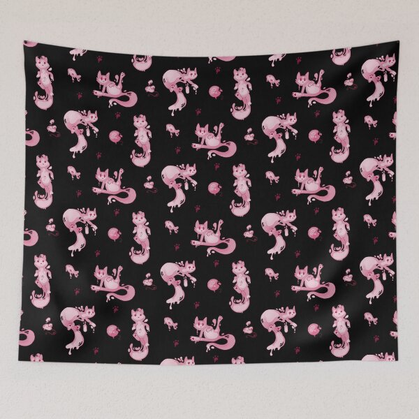 Item preview, Space Cats - Pink Slime Alien designed and sold by Phoenix-InBlue.