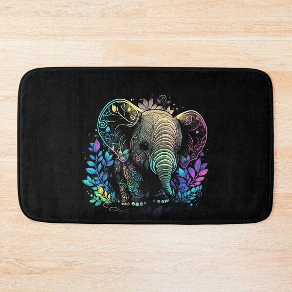 Item preview, A Floral-Adorned Elephant designed and sold by digitaldreamHD.