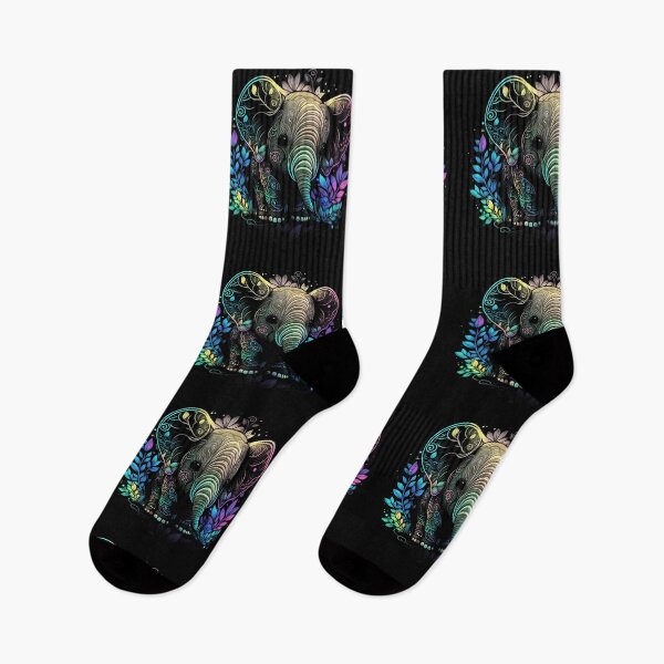 Item preview, A Floral-Adorned Elephant designed and sold by digitaldreamHD.