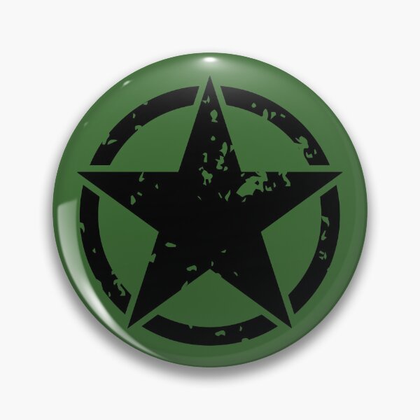 Item preview, Distressed Black Military Star Sticker  designed and sold by BlueSkyTheory.