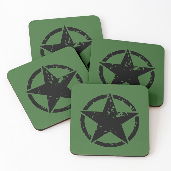 Item preview, Distressed Black Military Star Sticker  designed and sold by BlueSkyTheory.