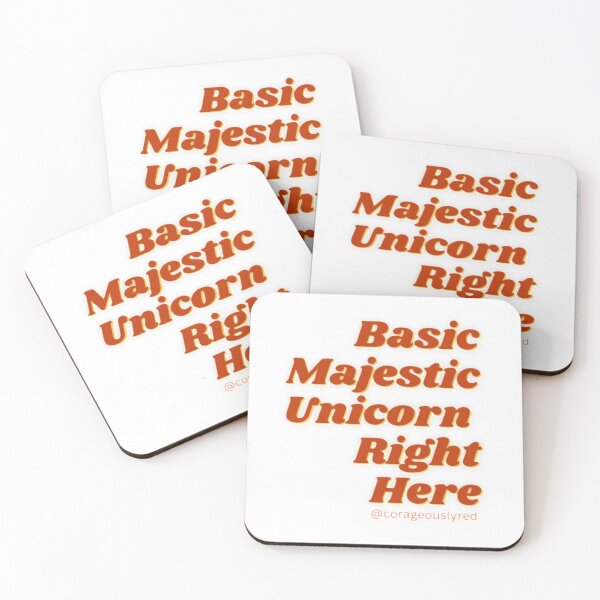 Item preview, Basic Majestic Unicorn Right Here  designed and sold by Beth Foster Creative.