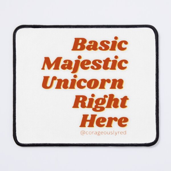 Item preview, Basic Majestic Unicorn Right Here  designed and sold by Beth Foster Creative.