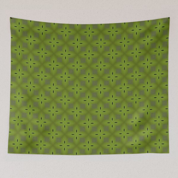 Item preview, Green With a Touch of Black Oval Spots (open to see design) designed and sold by CarolM.