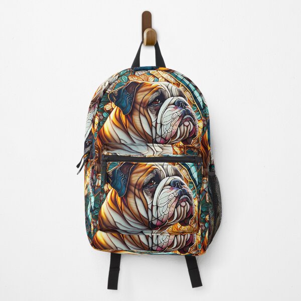 Item preview, Bulldog in stained glass 001 designed and sold by Viinde.