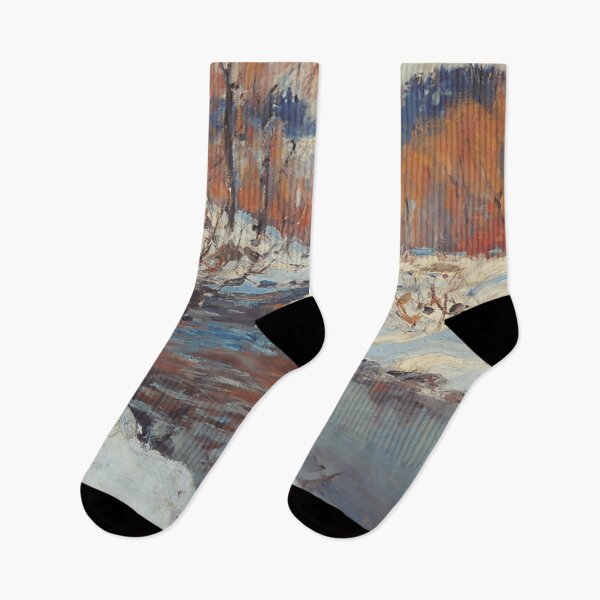 Item preview, Stream in Winter by James Edward Hervey MacDonald designed and sold by TheRedVineyard.