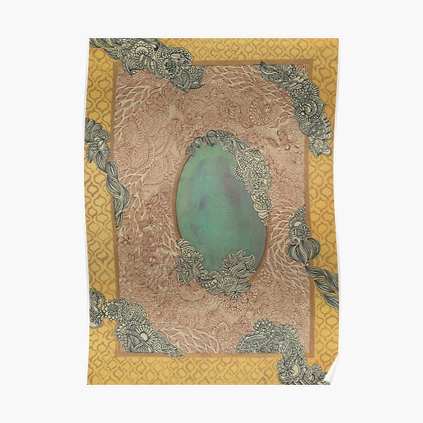 Yellow Pattern - The Qalam Series Poster