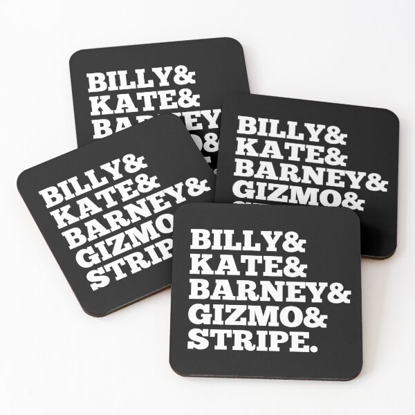 Item preview, Gremlins Cast - Billy & Kate & Barney & Gizmo & Stripe designed and sold by barrelroll909.