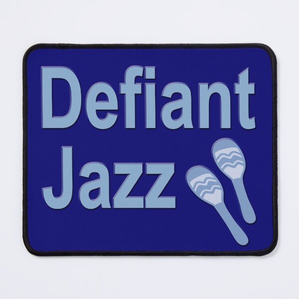 Item preview, Defiant Jazz with Maracas Blue designed and sold by Karen Simon.