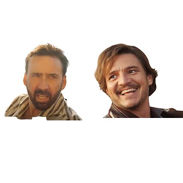 Artwork thumbnail, Pedro and Nick (Pedro Pascal and Nicolas Cage) by 208Designs