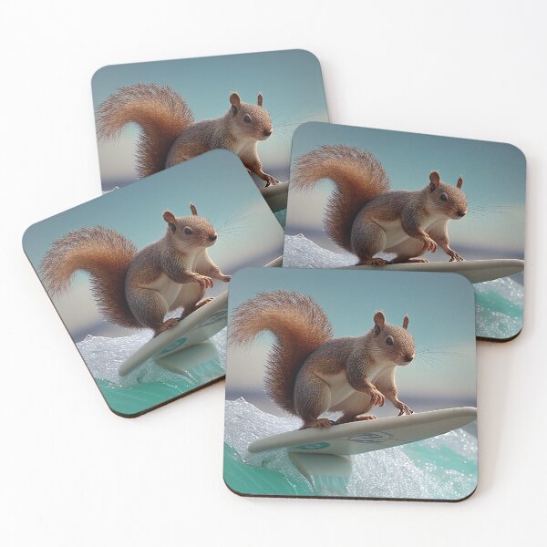 Item preview, Squirrel on the surfboard designed and sold by mybestpicture.