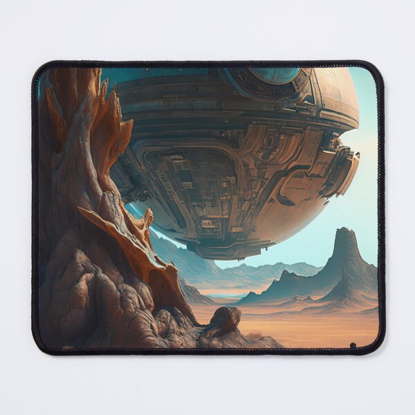 Item preview, Sci-fi Planet : alien space ship rounded designed and sold by masphie.