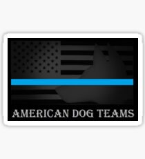 American Dog Teams Sticker