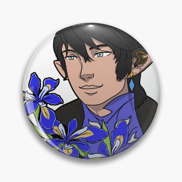 Item preview, Blue Irises for Wisdom and Courage designed and sold by blaackbiird.