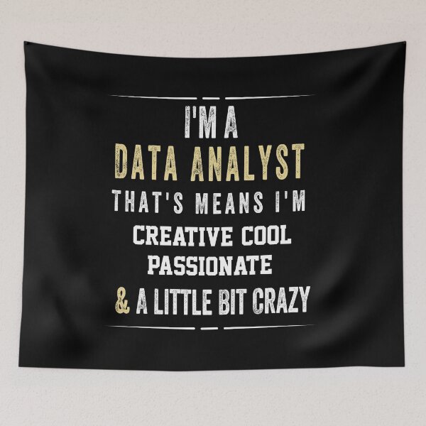 Item preview, Data Analyst designed and sold by ZEDSOU ⭐⭐⭐⭐⭐.