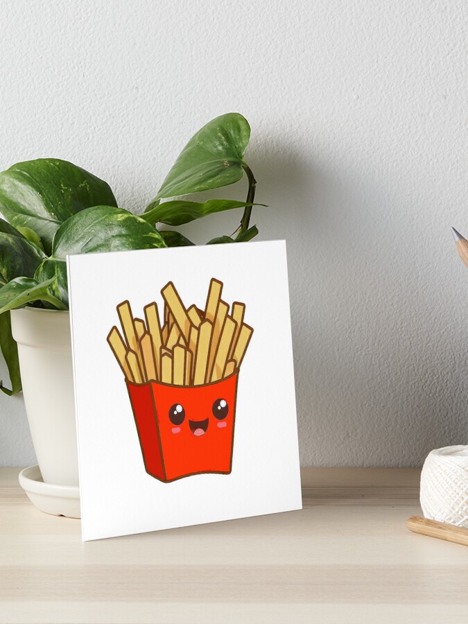 Hand drawn Kids drawing Cartoon Vector illustration french fries icon  Isolated on White Background 25434896 Vector Art at Vecteezy