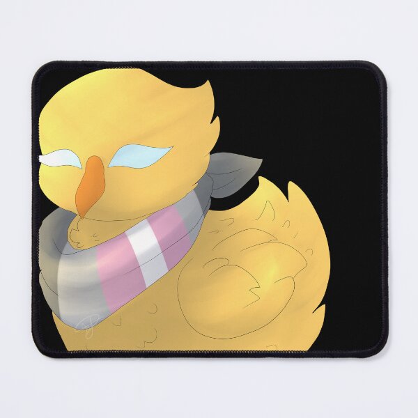 Item preview, Pride duck demigirl designed and sold by SilverDracone.
