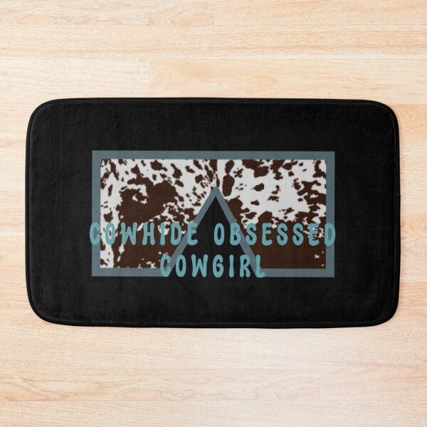 Item preview, Cowhide Obsessed Cowgirl  designed and sold by Horsequeenozie.