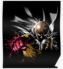 One punch man lock Poster
