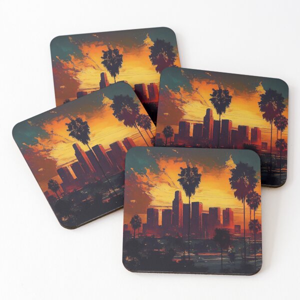 Item preview, Dramatic Oil Reimagination of Los Angeles designed and sold by DaynesView.