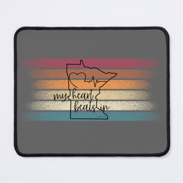 Item preview, My heart beats in Minnesota designed and sold by HooYooTeeTees.