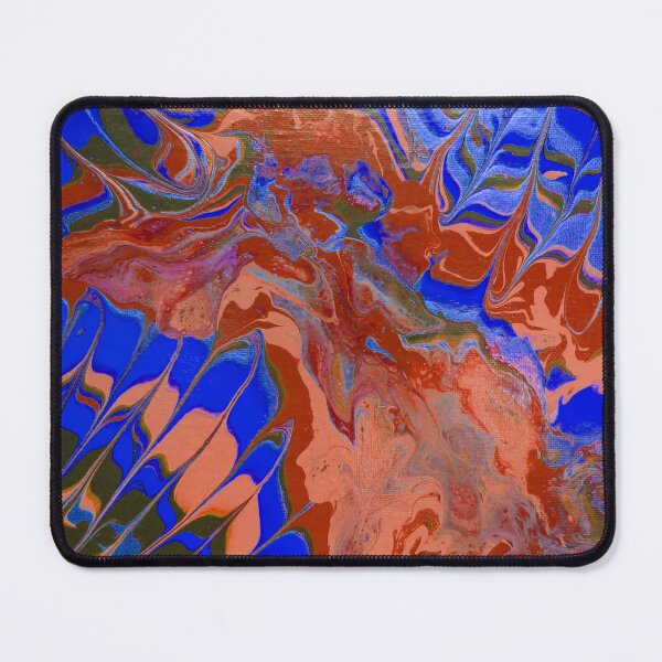 Item preview, Water sonnet in blue and ocher designed and sold by OCNau.